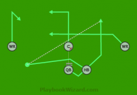 5 on 5 flag football play