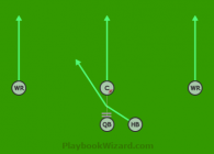 5 on 5 flag football play