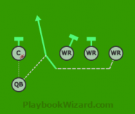 5 on 5 flag football play