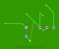 5 on 5 flag football play