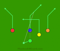 5 on 5 flag football play