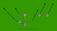 100 - Blanco is a 5 on 5 flag football play