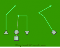 pass is a 5 on 5 flag football play